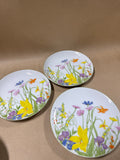 Seymour Manning Day Lilly Dessert Plates - Set Of 7