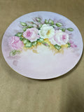 Floral Hand Painted Decorative Plate (A)