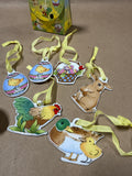 Lot Of 7 Easter Ornaments With Boxes