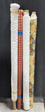 Floral & Plaid 4-Piece Partial Upholstery Fabric Rolls