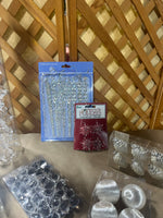 Silver/White Ornament Lot