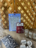 Silver/White Ornament Lot