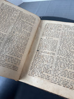 Antique 1851 Biblia Swedish Bible