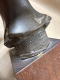 Abraham Lincoln Bust On Wood Stand