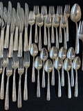 62-Piece Gorham Camellia Sterling Silver Flatware