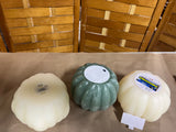 Set of 3 Battery Operated Pumpkin Candles ***Read Description Carefully***