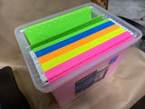 Innovative Organizer File Box with Hanging Folders