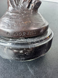 Signed Auguste Moreau Le Petit Violoniste Bronze Sculpture on Marble Base AS IS (READ DESCRIPTION CAREFULLY)