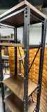 Industrial Metal/Wood Shelf