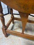 Petite Drop Leaf Side Table, Hitchcock Style