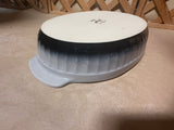 Oval Stoneware Baking Dish Grey Ombre made in Portugal