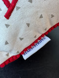 America Embroidered & Embellished Throw Pillow