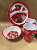 Rudolph Melamine Dish Set - 5 Pieces
