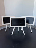 Lot of 3 Shabby Chic Chalkboard Signs