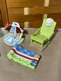 Beach/Flip Flop Bath Accessories Lot