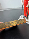 Chevau Leger Lanciers Van Gerdinge Sitzendorf Porcelain French Soldier with Wooden Base & Box