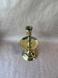 Virginia Metalcrafters Colonial Williamsburg Solid Brass Candlestick Holder With Wax Catcher (D)