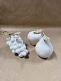 Hollywood Regency Style Ceramic Fruit