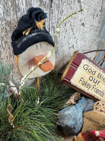 Heavyweight Rustic Snowman Hanging Decor