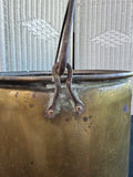 Large Vintage Brass Pot