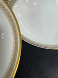 (F) 8-Piece Royal Doulton England Clarendon Fine Bone China Dessert Bowls & Plates Set