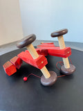 Breitschwerdt Holzspielzeug German Vintage Wooden Pull String Horse