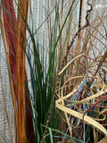 Large Dried Arrangement in Vintage Woven Basket