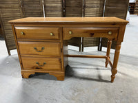 Oak Tone Desk with Particle Board Back