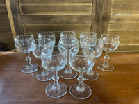 Small Wine Glasses, 10 pc