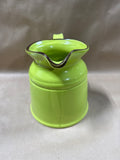 (D) Large Ceramic Green Turino Pitcher