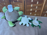 3 Piece Plush Turtle Lot