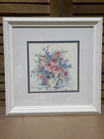 (D) Floral Print by Barbara Mock; Signed