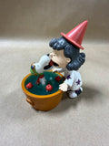 Lenox Peanuts Lucy's Halloween Surprise Bobbing for Apples Snoopy With Box
