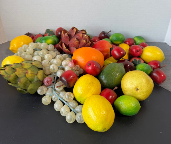 Lot of Assorted Faux Fruit