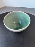 Glazed Studio Pottery Serving Bowl - Signed
