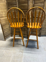 Pair of Swivel Bar Stools