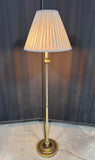 Lightweight Brass Dual Bulb Pull Switch Floor Lamp (WORKS)