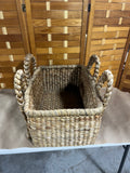 Double Handle Large Decorative Basket, (N)