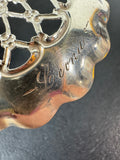 Sterling Silver Oval Twist Nut Spoon with Engraving