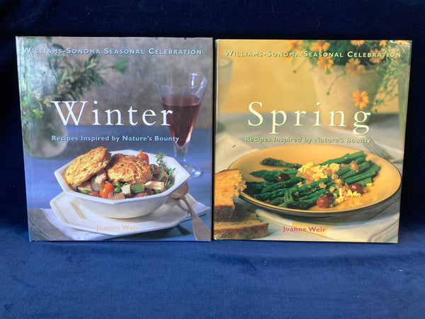 Pair of Williams Sonoma Seasonal Celebrations Books by Joanne Weir