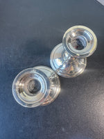 (A) Pair of Towle Sterling Silver Weighted Candlesticks