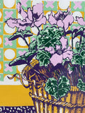African Violets Screen Print by S. Smith; Signed & Numbered (96/122)