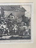 Burning the Rumps at Temple Bar Plate 11 by William Hogarth (Copy)