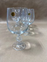 (A) Set Of 6 Claudia Crystal Wine Goblets