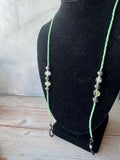 Seafoam Green Beaded Eyeglass Chain