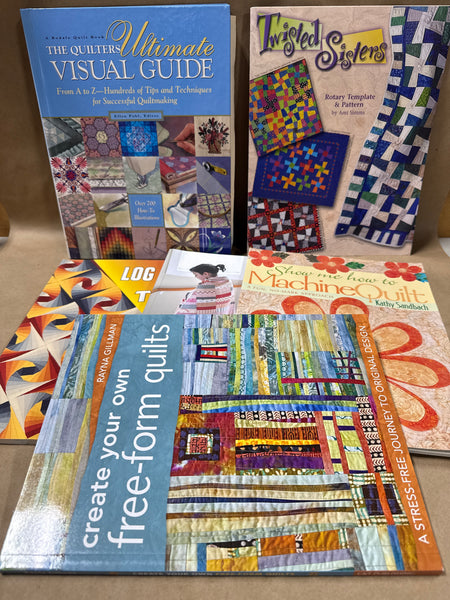 (J) Lot Of 6 Quilting Books