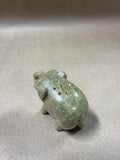 Green Small Stone Elephant Incense Holder