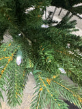 7.5FT Miles Fir LED Pre-Lit Christmas with Box AS IS (READ DESCRIPTION CAREFULLY)