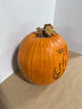 We Give Thanks To God Pumpkin
