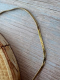 Gold Tone Herringbone Eyeglasses Chain